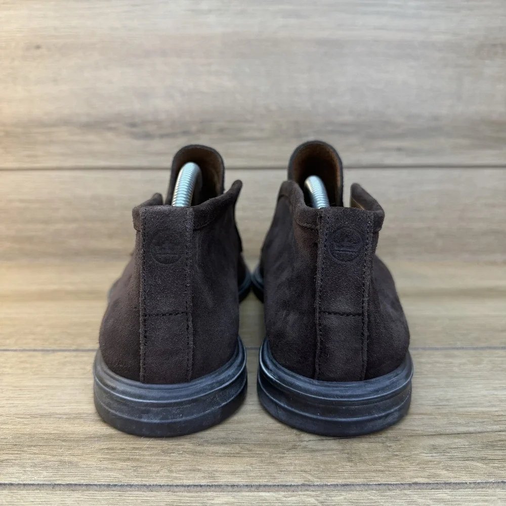 Peter Millar Excursionist Slip-On Chukka Boots Sz 11 Espresso Brown Suede